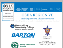 Tablet Screenshot of osha7.org